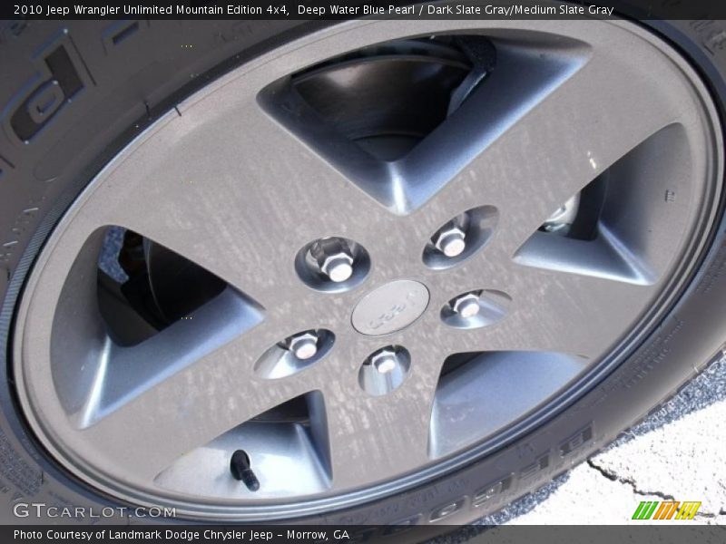 Deep Water Blue Pearl / Dark Slate Gray/Medium Slate Gray 2010 Jeep Wrangler Unlimited Mountain Edition 4x4