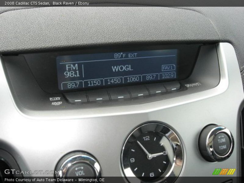 Black Raven / Ebony 2008 Cadillac CTS Sedan