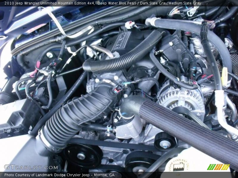 Deep Water Blue Pearl / Dark Slate Gray/Medium Slate Gray 2010 Jeep Wrangler Unlimited Mountain Edition 4x4
