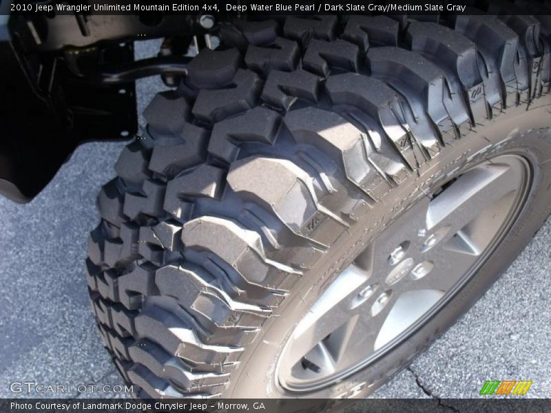Deep Water Blue Pearl / Dark Slate Gray/Medium Slate Gray 2010 Jeep Wrangler Unlimited Mountain Edition 4x4