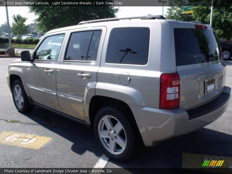 Light Sandstone Metallic / Dark Slate Gray 2010 Jeep Patriot Latitude