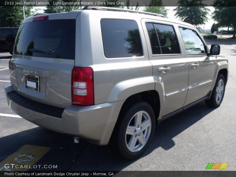 Light Sandstone Metallic / Dark Slate Gray 2010 Jeep Patriot Latitude