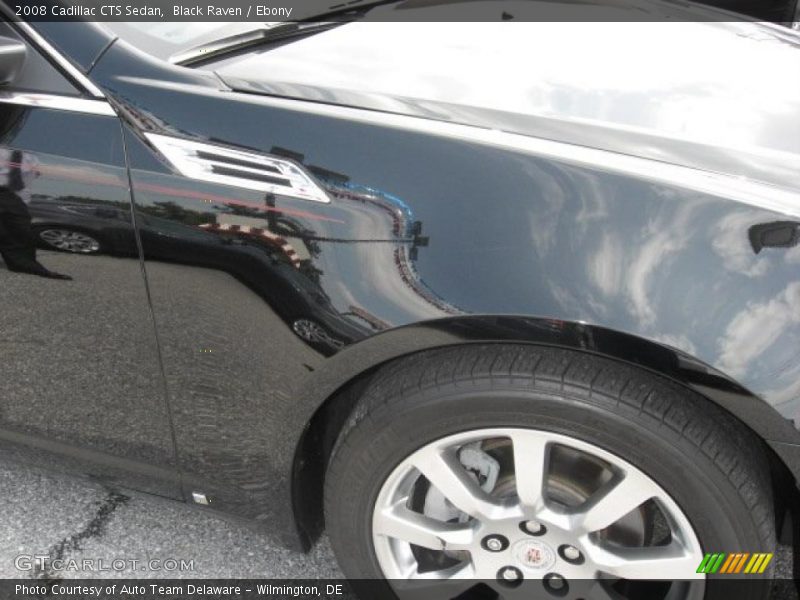 Black Raven / Ebony 2008 Cadillac CTS Sedan