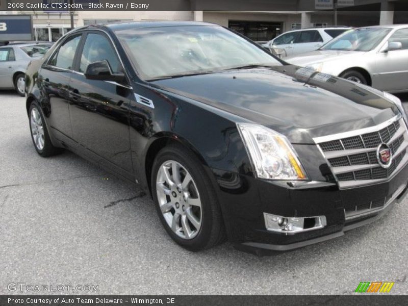 Black Raven / Ebony 2008 Cadillac CTS Sedan