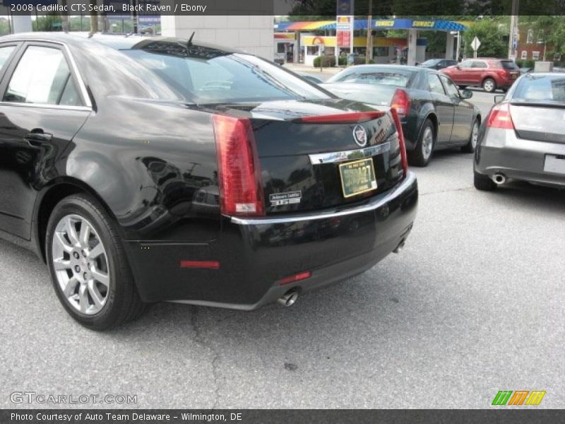 Black Raven / Ebony 2008 Cadillac CTS Sedan