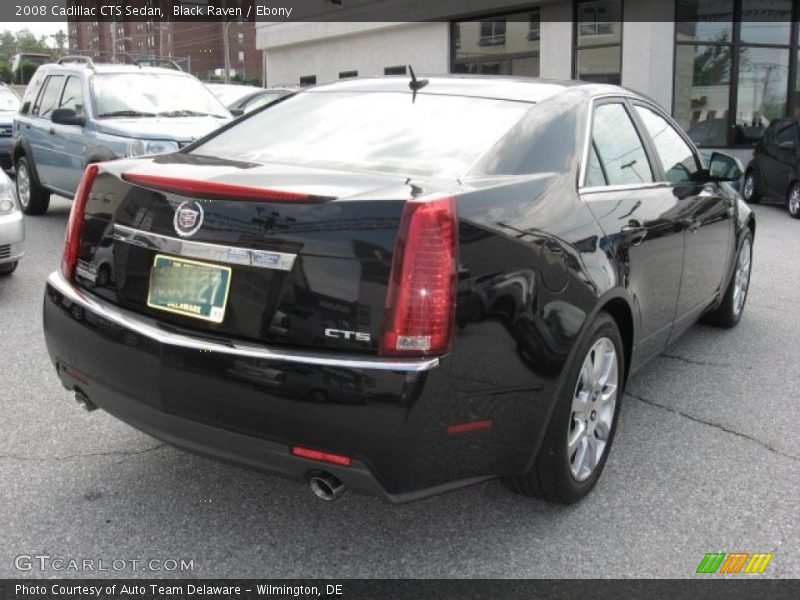 Black Raven / Ebony 2008 Cadillac CTS Sedan