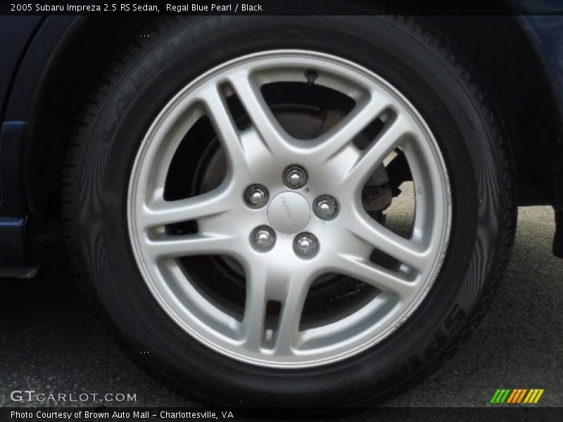 Regal Blue Pearl / Black 2005 Subaru Impreza 2.5 RS Sedan