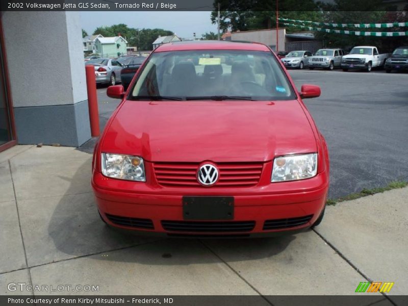Tornado Red / Beige 2002 Volkswagen Jetta GLS Sedan