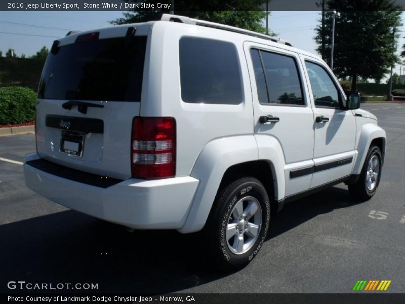 Stone White / Dark Slate Gray 2010 Jeep Liberty Sport