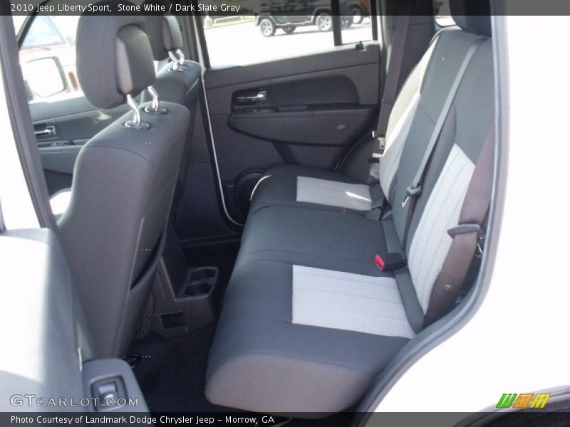 Stone White / Dark Slate Gray 2010 Jeep Liberty Sport