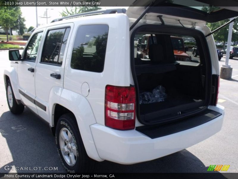 Stone White / Dark Slate Gray 2010 Jeep Liberty Sport