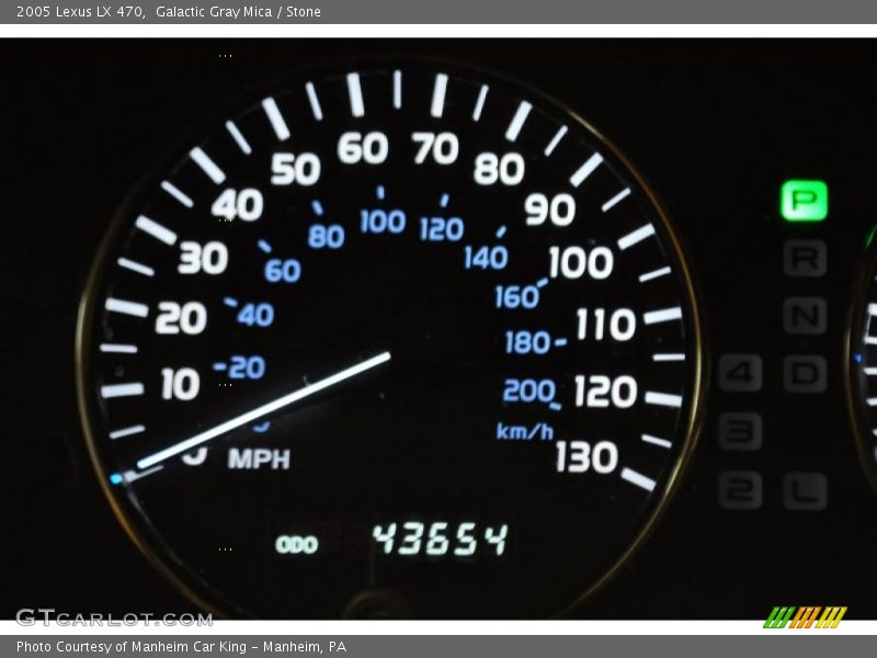 Galactic Gray Mica / Stone 2005 Lexus LX 470