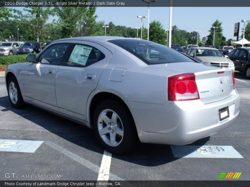 Bright Silver Metallic / Dark Slate Gray 2010 Dodge Charger 3.5L
