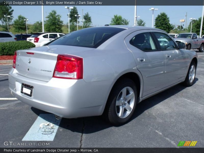 Bright Silver Metallic / Dark Slate Gray 2010 Dodge Charger 3.5L