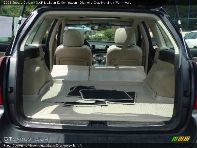 Diamond Gray Metallic / Warm Ivory 2008 Subaru Outback 3.0R L.L.Bean Edition Wagon