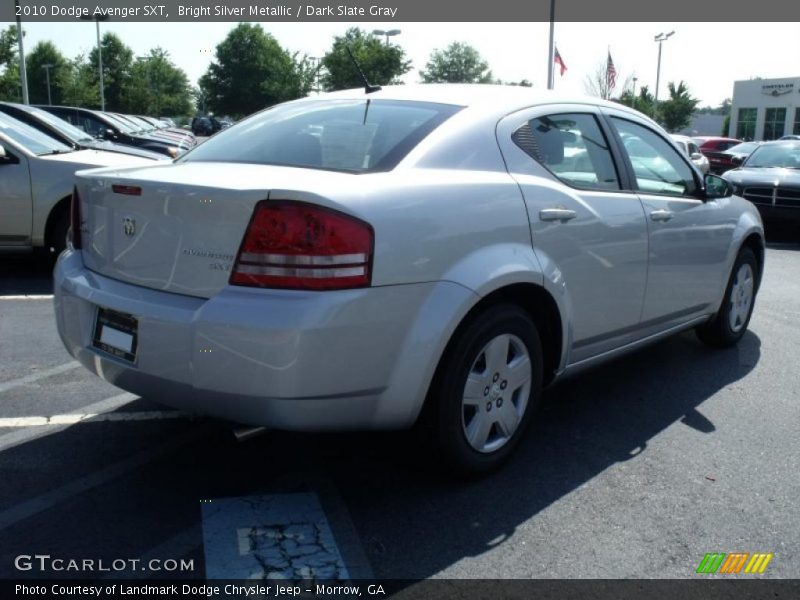 Bright Silver Metallic / Dark Slate Gray 2010 Dodge Avenger SXT