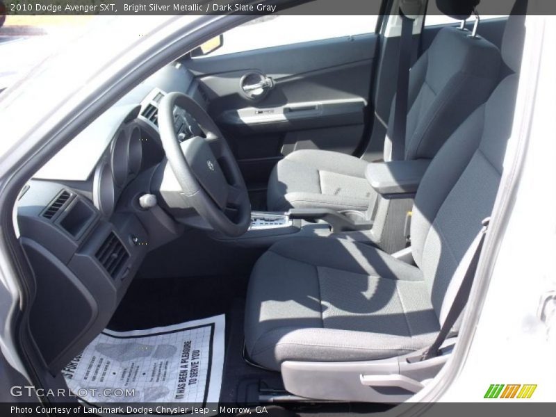 Bright Silver Metallic / Dark Slate Gray 2010 Dodge Avenger SXT