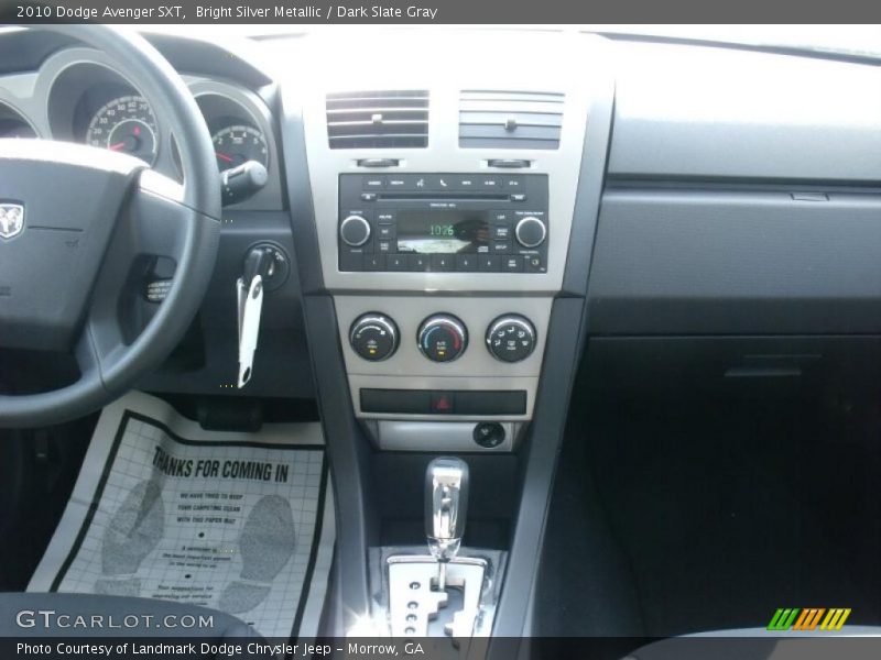 Bright Silver Metallic / Dark Slate Gray 2010 Dodge Avenger SXT