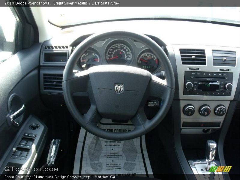 Bright Silver Metallic / Dark Slate Gray 2010 Dodge Avenger SXT