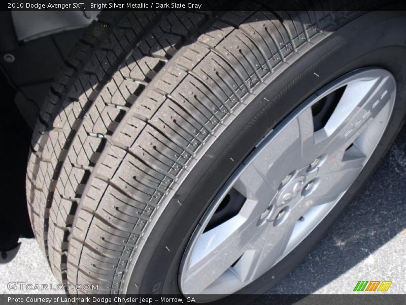 Bright Silver Metallic / Dark Slate Gray 2010 Dodge Avenger SXT