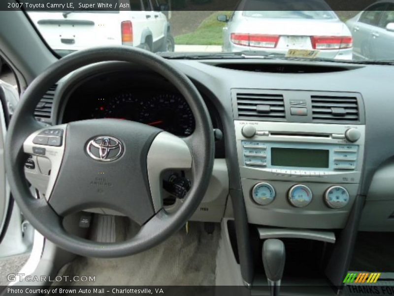 Super White / Ash 2007 Toyota Camry LE