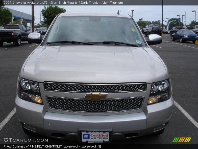 Silver Birch Metallic / Dark Titanium/Light Titanium 2007 Chevrolet Avalanche LTZ