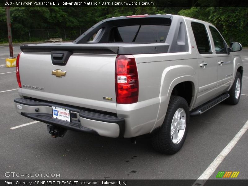Silver Birch Metallic / Dark Titanium/Light Titanium 2007 Chevrolet Avalanche LTZ