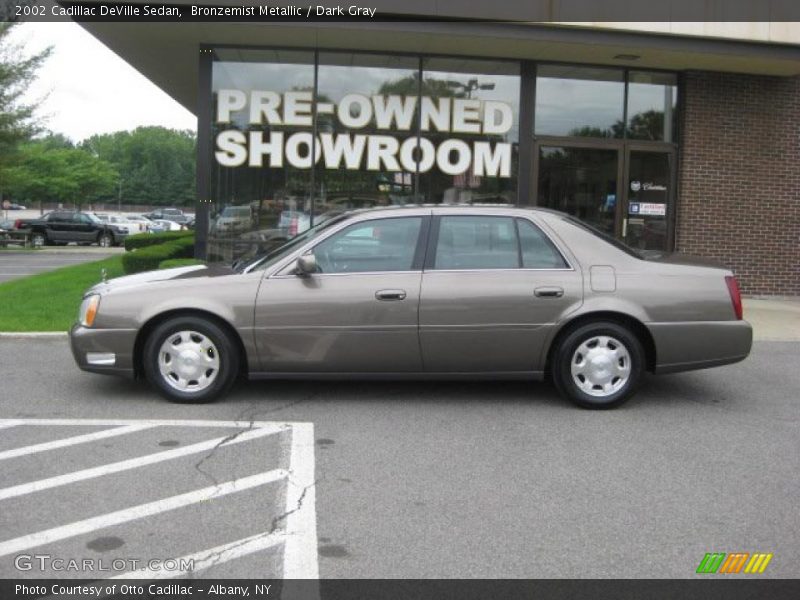 Bronzemist Metallic / Dark Gray 2002 Cadillac DeVille Sedan