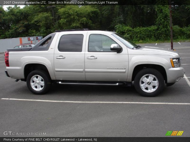 Silver Birch Metallic / Dark Titanium/Light Titanium 2007 Chevrolet Avalanche LTZ
