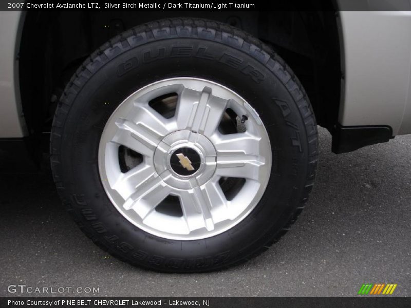 Silver Birch Metallic / Dark Titanium/Light Titanium 2007 Chevrolet Avalanche LTZ