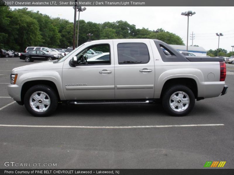 Silver Birch Metallic / Dark Titanium/Light Titanium 2007 Chevrolet Avalanche LTZ