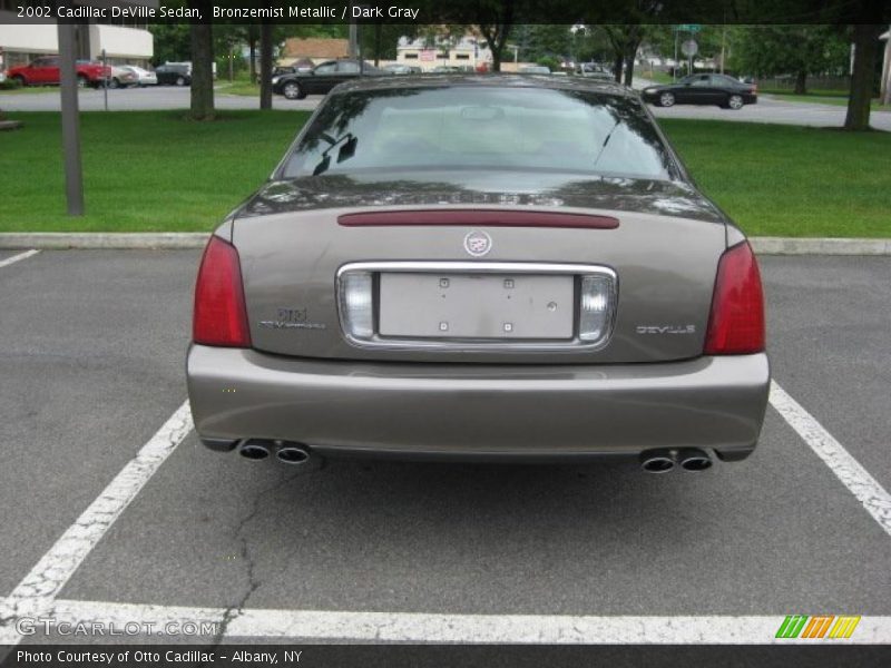 Bronzemist Metallic / Dark Gray 2002 Cadillac DeVille Sedan