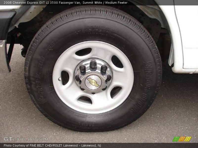 Summit White / Medium Pewter 2008 Chevrolet Express EXT LS 3500 Passenger Van