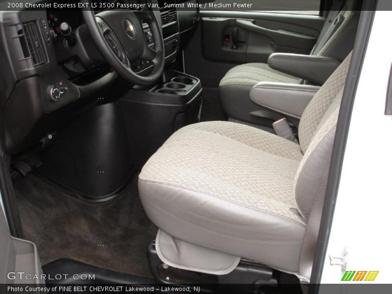 Summit White / Medium Pewter 2008 Chevrolet Express EXT LS 3500 Passenger Van