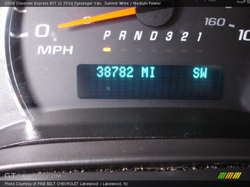 Summit White / Medium Pewter 2008 Chevrolet Express EXT LS 3500 Passenger Van