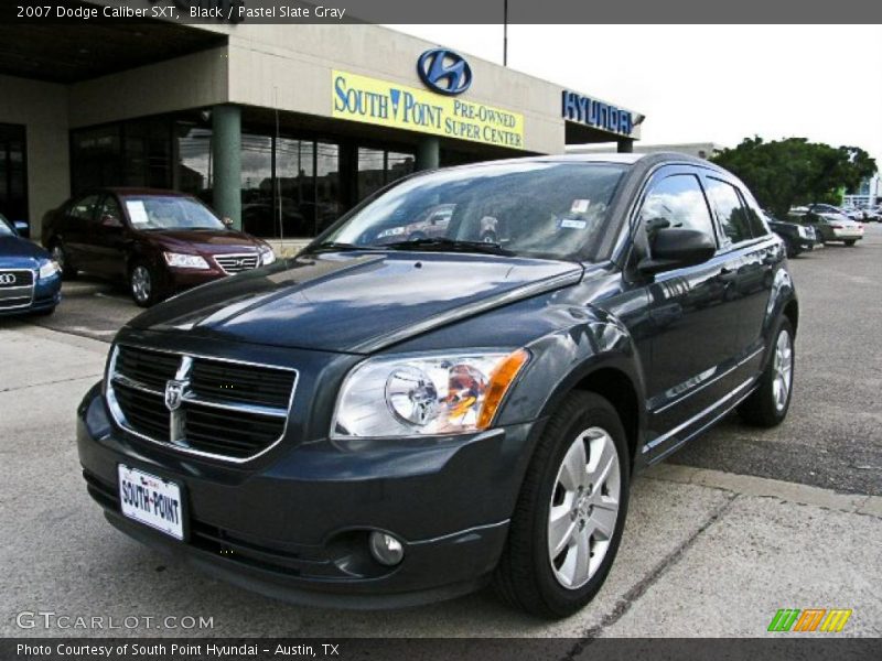 Black / Pastel Slate Gray 2007 Dodge Caliber SXT