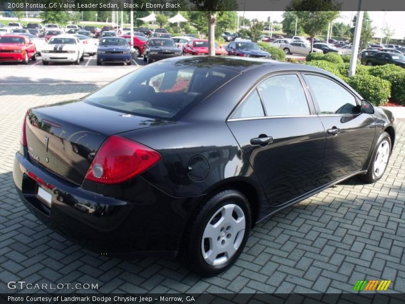 Black / Ebony Black 2008 Pontiac G6 Value Leader Sedan