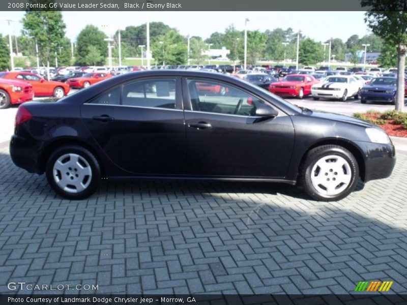 Black / Ebony Black 2008 Pontiac G6 Value Leader Sedan