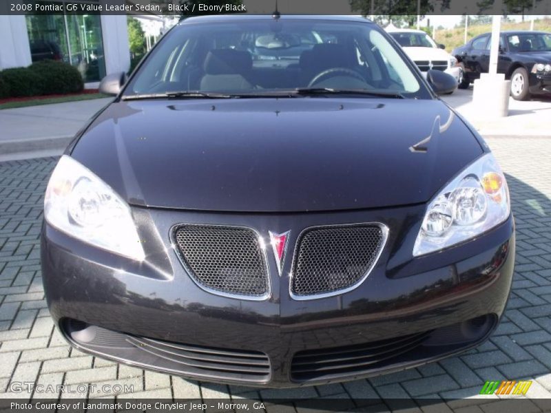 Black / Ebony Black 2008 Pontiac G6 Value Leader Sedan