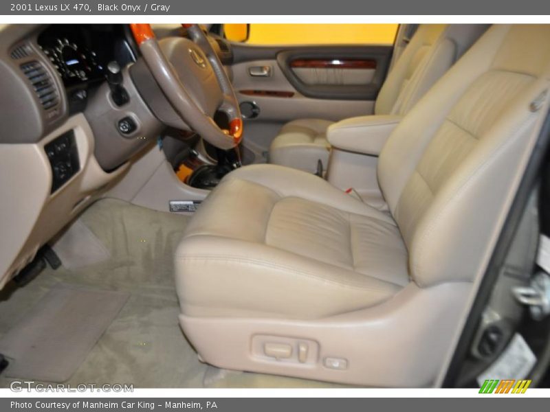 Black Onyx / Gray 2001 Lexus LX 470