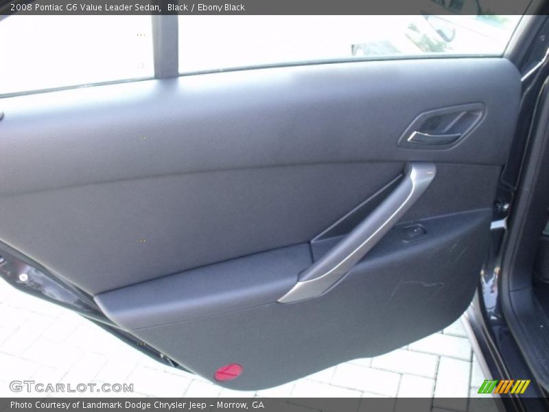 Black / Ebony Black 2008 Pontiac G6 Value Leader Sedan
