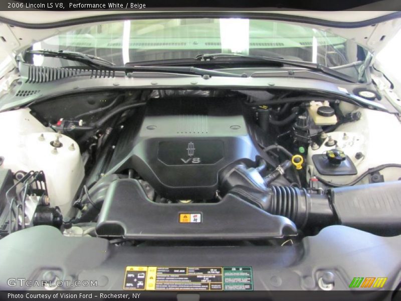 Performance White / Beige 2006 Lincoln LS V8