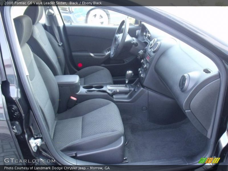 Black / Ebony Black 2008 Pontiac G6 Value Leader Sedan