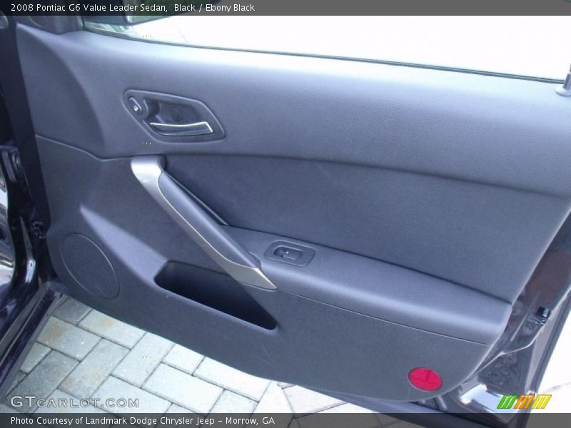 Black / Ebony Black 2008 Pontiac G6 Value Leader Sedan