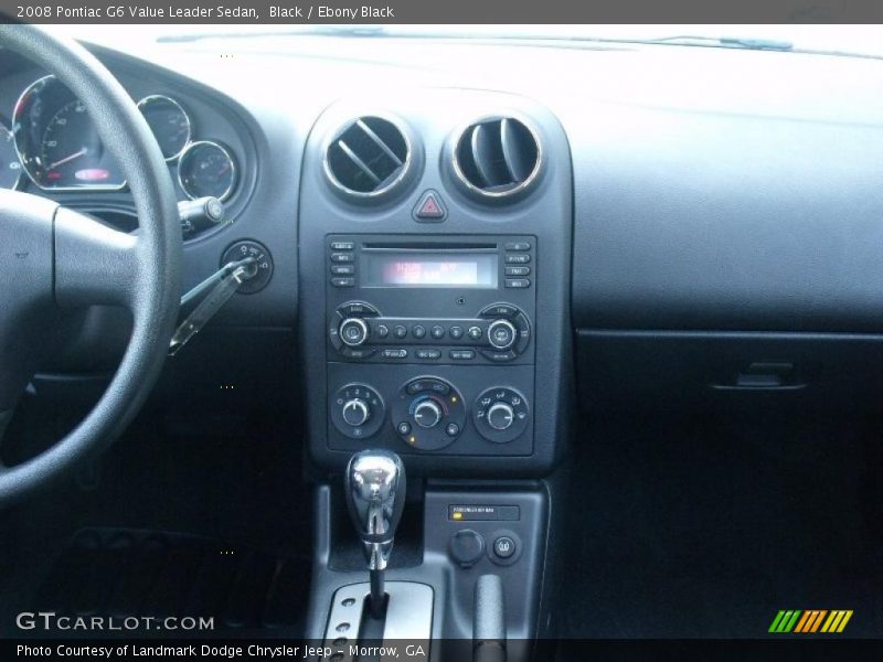 Black / Ebony Black 2008 Pontiac G6 Value Leader Sedan