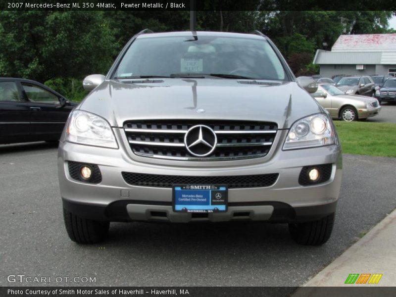 Pewter Metallic / Black 2007 Mercedes-Benz ML 350 4Matic