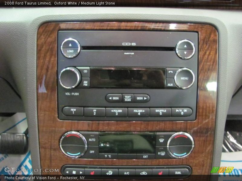 Oxford White / Medium Light Stone 2008 Ford Taurus Limited