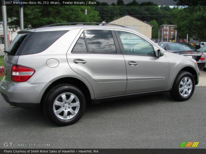 Pewter Metallic / Black 2007 Mercedes-Benz ML 350 4Matic