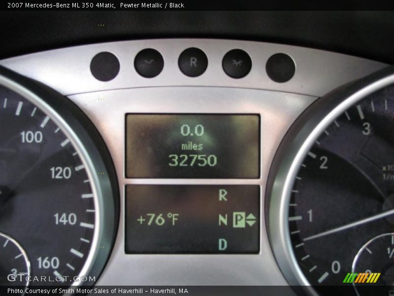 Pewter Metallic / Black 2007 Mercedes-Benz ML 350 4Matic
