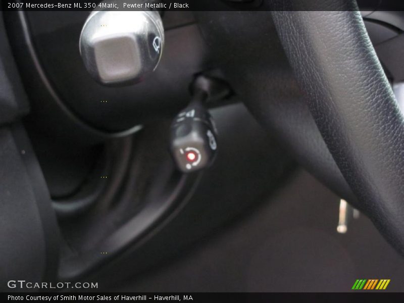 Pewter Metallic / Black 2007 Mercedes-Benz ML 350 4Matic